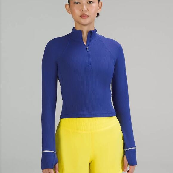NWT Lululemon Its Rulu Run Cropped Half Zip - Picture 1 of 12